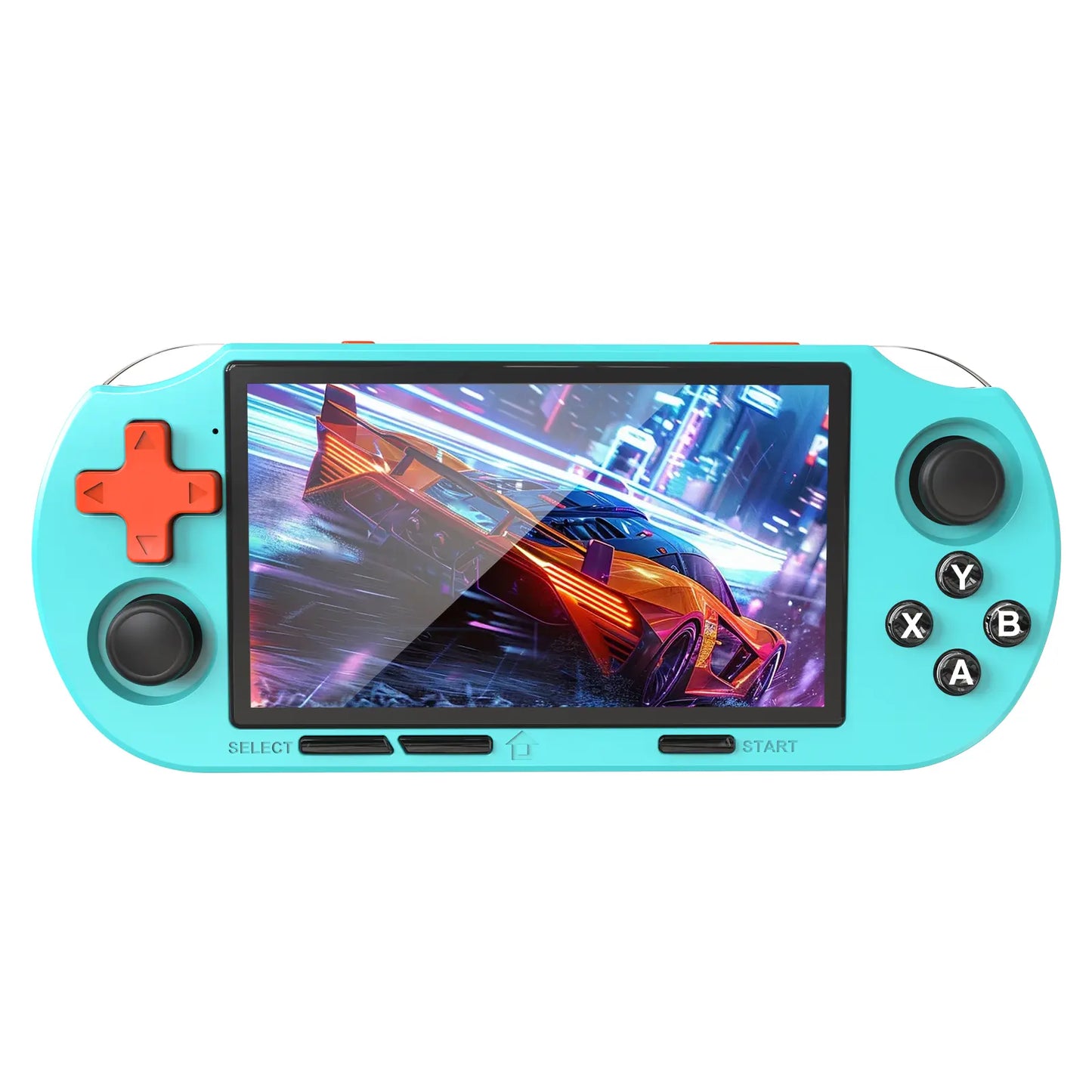 YLW ANS16 Handheld Retro Gaming Console with 4.5-Inch IPS Display, 64GB Memory, 16,000 Games, 14 Emulators, RGB Lighting, 3000mAh Battery - Portable Gaming Gift for Outdoor Fun