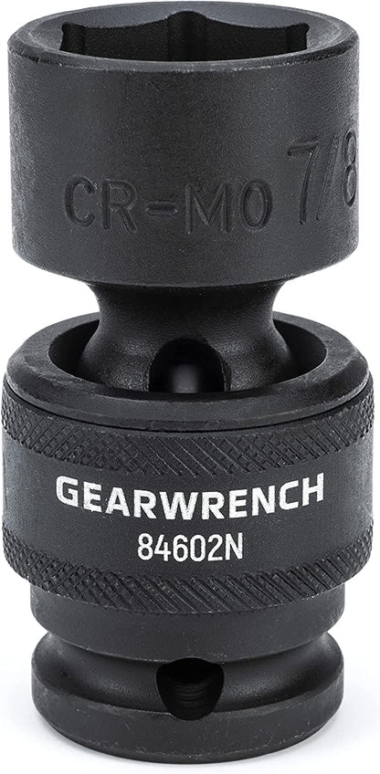 GEARWRENCH 13-Piece 1/2" Drive 6-Point Standard Universal Impact Socket Set, SAE - Model 84938N