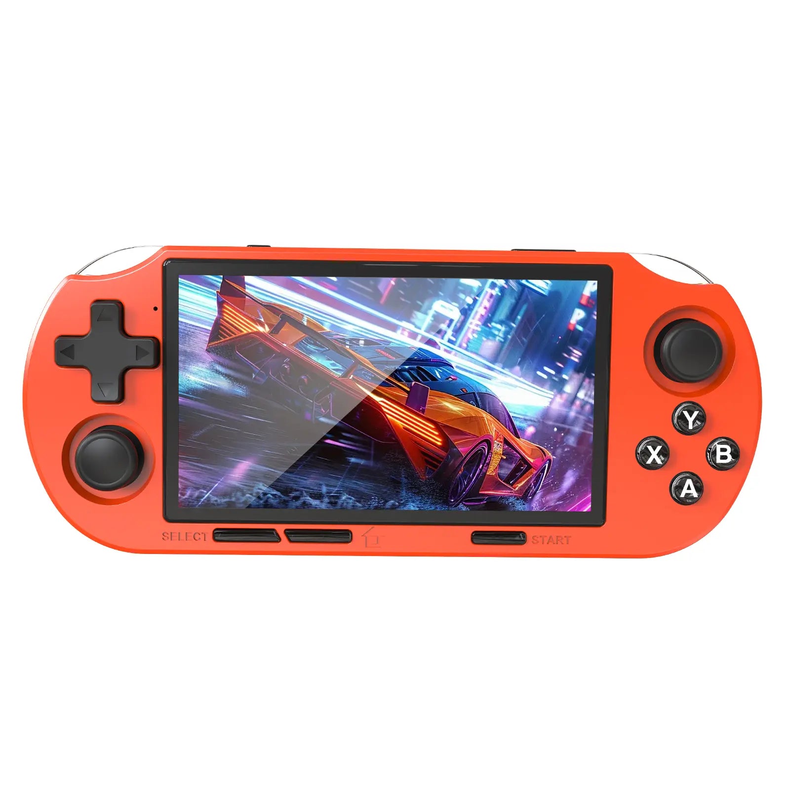 YLW ANS16 Handheld Retro Gaming Console with 4.5-Inch IPS Display, 64GB Memory, 16,000 Games, 14 Emulators, RGB Lighting, 3000mAh Battery - Portable Gaming Gift for Outdoor Fun