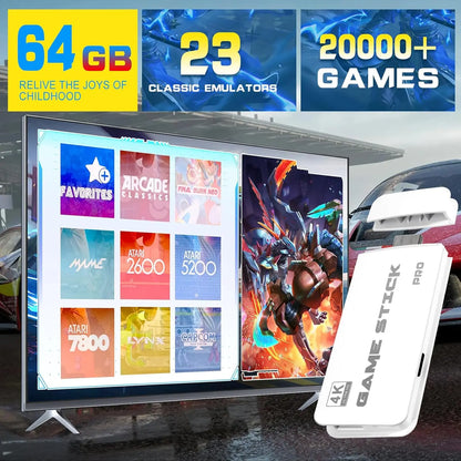 2026 Advanced Video Game Console with Over 20,000 Classic Games, HDMI Output, Wireless Joystick, and Game Emulator for Retro Arcade Experience