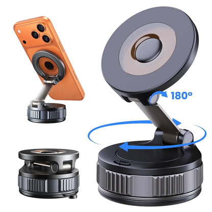 Mag-Safe 360° Adjustable Car Phone Mount - Compatible with iPhone 17 Pro Max, 16, 15, 14, 13, 12, and Air Plus - Essential Car Accessories