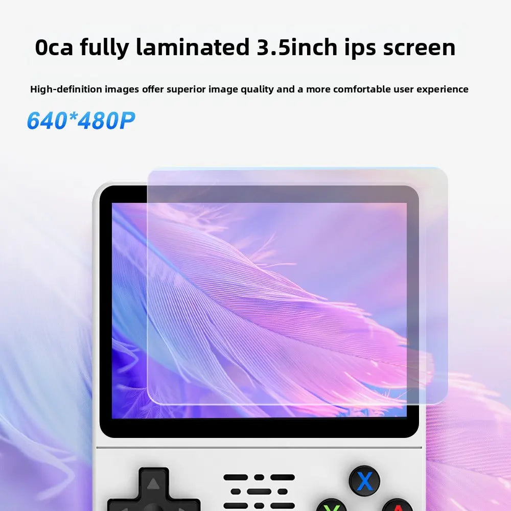 R36S Handheld Retro Game Console with 3.5-Inch IPS Display - Portable Linux Gaming System Supports Over 20,000 Games - Rechargeable Pocket Device
