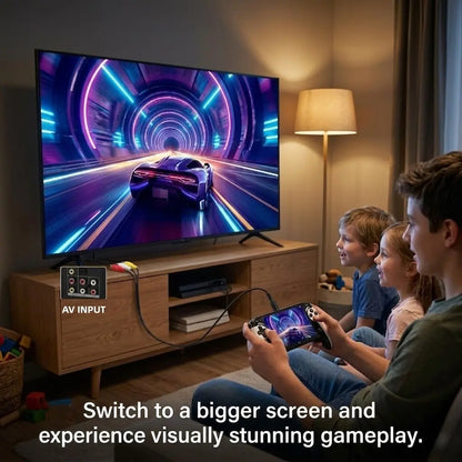 Portable Handheld Gaming Console with 5.5-Inch Display - Compatible with Thousands of Games, Ideal Gift for Any Occasion