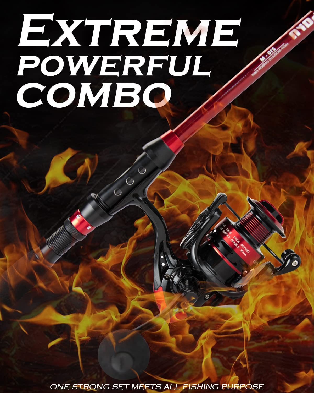 Telescopic Fishing Rod and Reel Combo - Portable 6Ft Fishing Kit for Freshwater and Saltwater with Carrier Bag - Ideal Gift for Dads