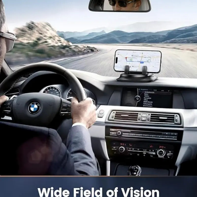 Universal 360° Rotating Car Phone Mount - Dashboard Holder for All Smartphones