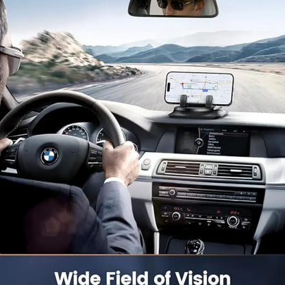 Universal 360° Rotating Car Phone Mount - Dashboard Holder for All Smartphones
