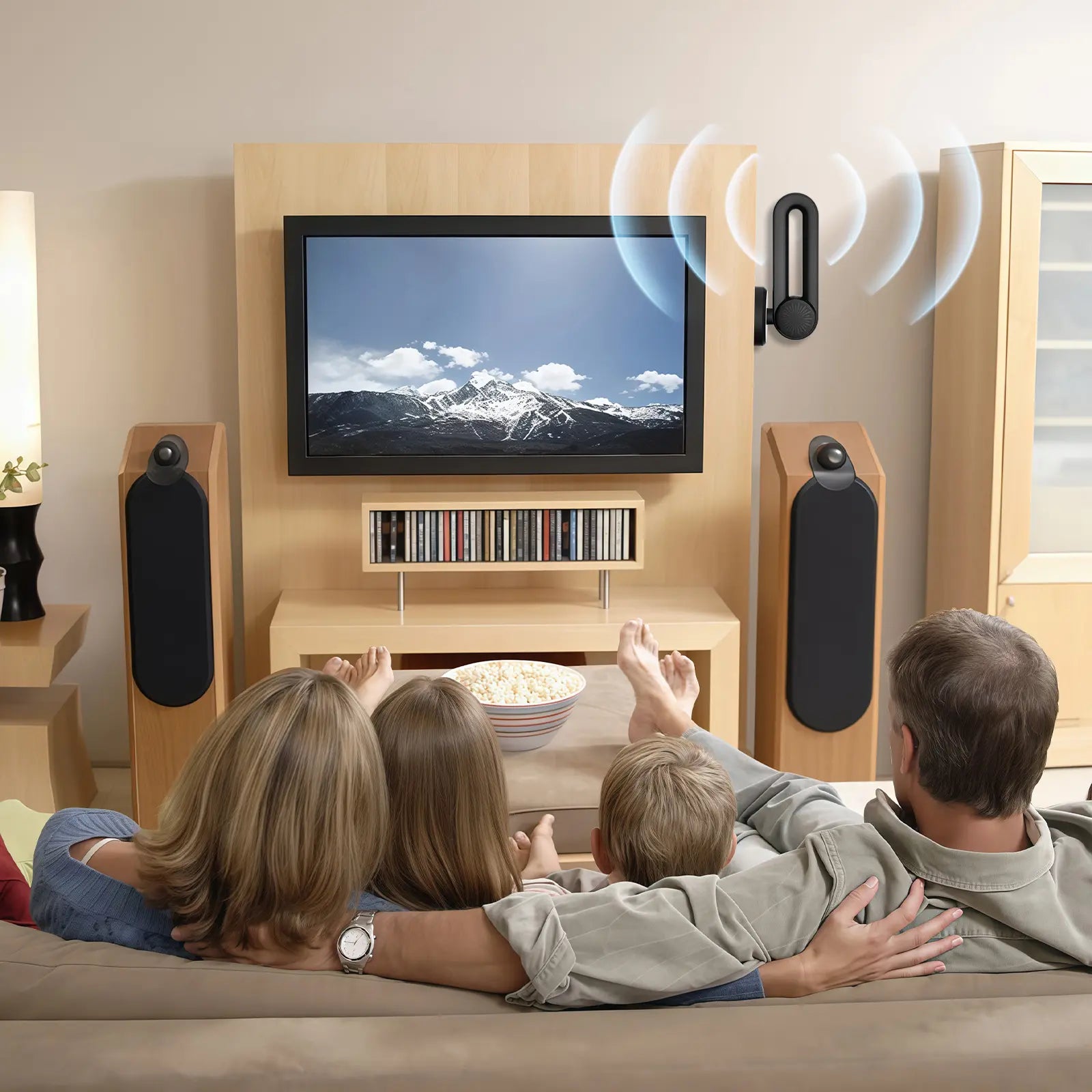 TV Antenna for Local Channels,Digital Indoor HD Antennas with Strong Magnetic Base, Easy Installation, Long Range Reception for Local Channels Summervibes