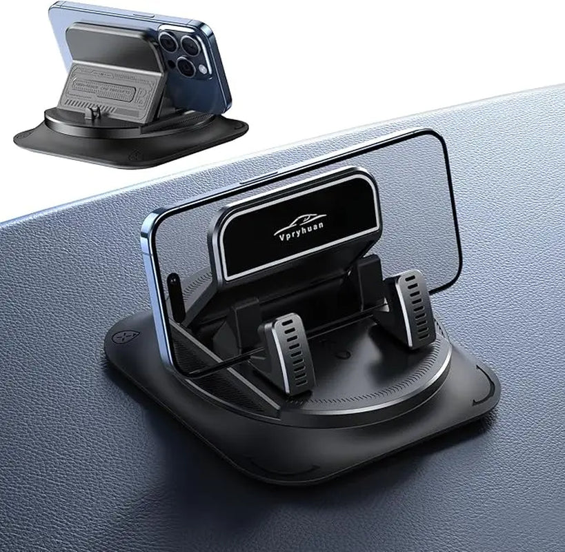 Universal 360° Rotating Car Phone Mount - Dashboard Holder for All Smartphones