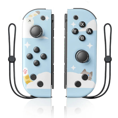 Wireless Joypad L/R Controller for Nintendo Switch - Green/Yellow Ergonomic Dual Vibration Motion Bluetooth Game Controller by Summerwins