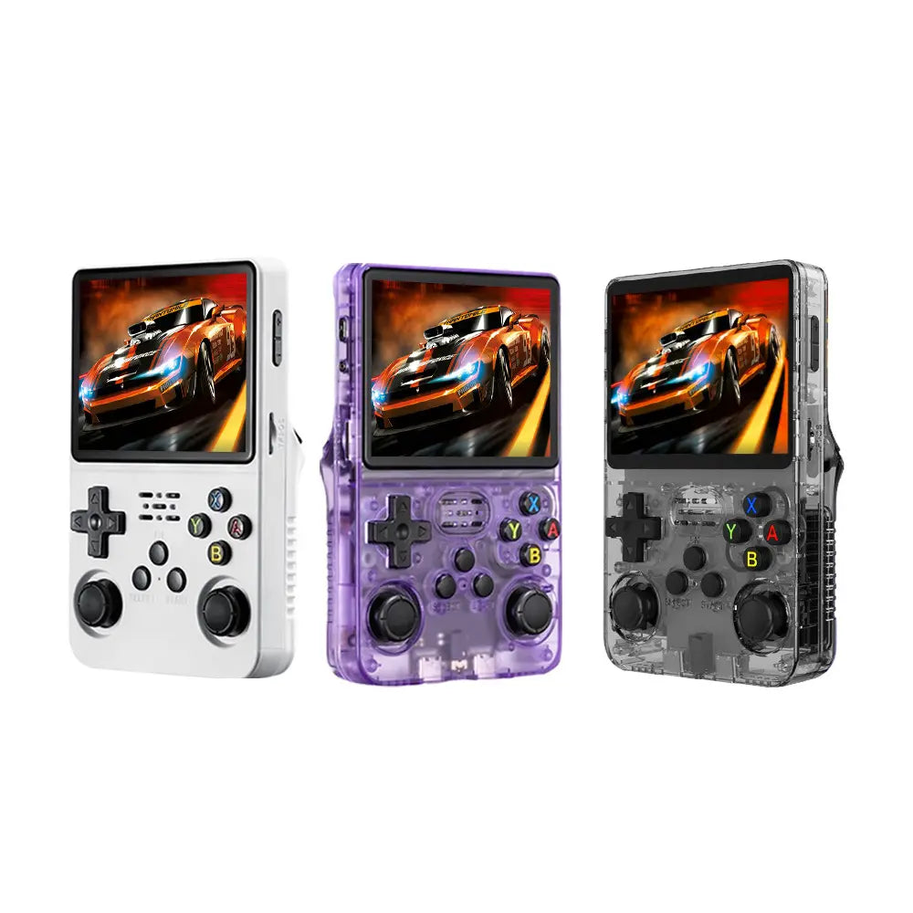 R36S Handheld Retro Game Console with 3.5-Inch IPS Display - Portable Linux Gaming System Supports Over 20,000 Games - Rechargeable Pocket Device
