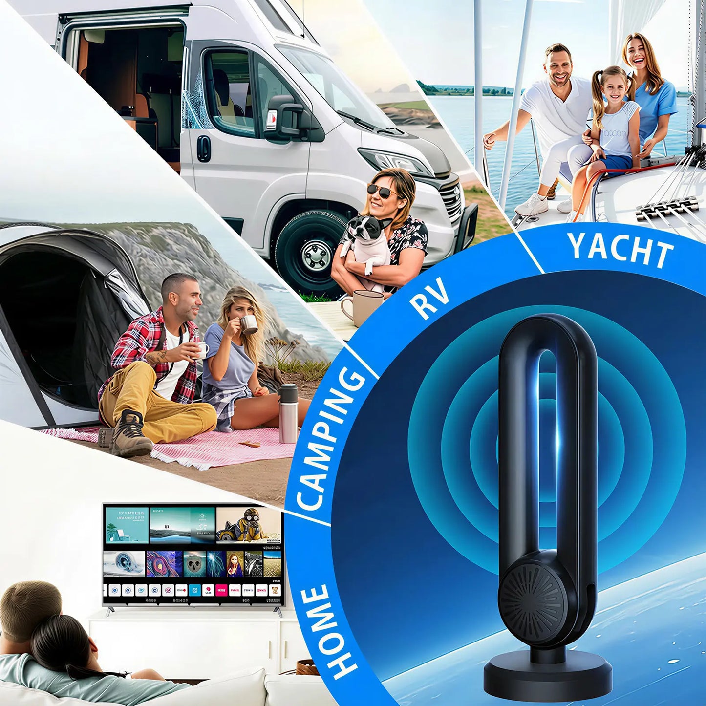 TV Antenna for Local Channels,Digital Indoor HD Antennas with Strong Magnetic Base, Easy Installation, Long Range Reception for Local Channels Summervibes