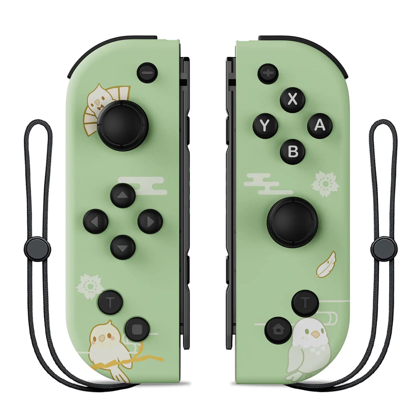 Wireless Joypad L/R Controller for Nintendo Switch - Green/Yellow Ergonomic Dual Vibration Motion Bluetooth Game Controller by Summerwins
