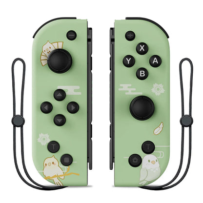 Wireless Joypad L/R Controller for Nintendo Switch - Green/Yellow Ergonomic Dual Vibration Motion Bluetooth Game Controller by Summerwins