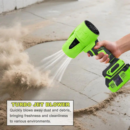 KINETIX Cordless Leaf Blower with Brushless Copper Motor and Battery - Handheld Powerful Dryer for Car Drying, Snow Removal, and Glass Blowing