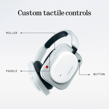 Charli XCX Nothing Headphones (A) - Environmental Adaptive ANC, Personalized Spatial Audio, LDAC & Hi-Res Certification, USB-C Lossless Audio Support, Up to 135 Hours Playtime, Bluetooth Headset in White