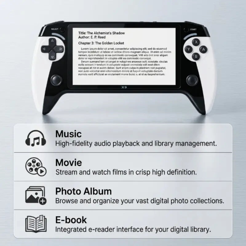Portable Handheld Gaming Console with 5.5-Inch Display - Compatible with Thousands of Games, Ideal Gift for Any Occasion