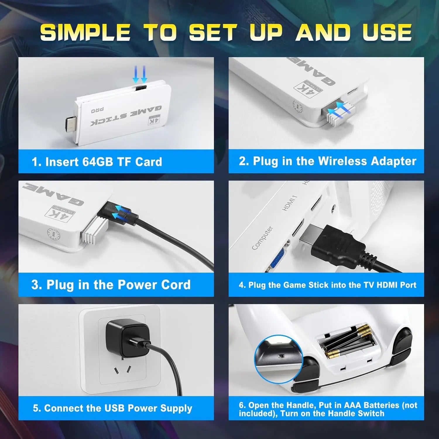 2026 Advanced Video Game Console with Over 20,000 Classic Games, HDMI Output, Wireless Joystick, and Game Emulator for Retro Arcade Experience