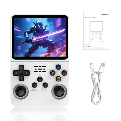 R36S Handheld Retro Game Console with 3.5-Inch IPS Display - Portable Linux Gaming System Supports Over 20,000 Games - Rechargeable Pocket Device